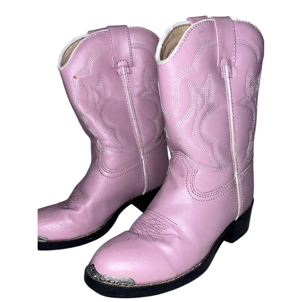 Durango Lil Durango Pink Western Cowboy Boots Girls Size 13 Kids BT5648